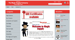 Desktop Screenshot of magicsupply.com